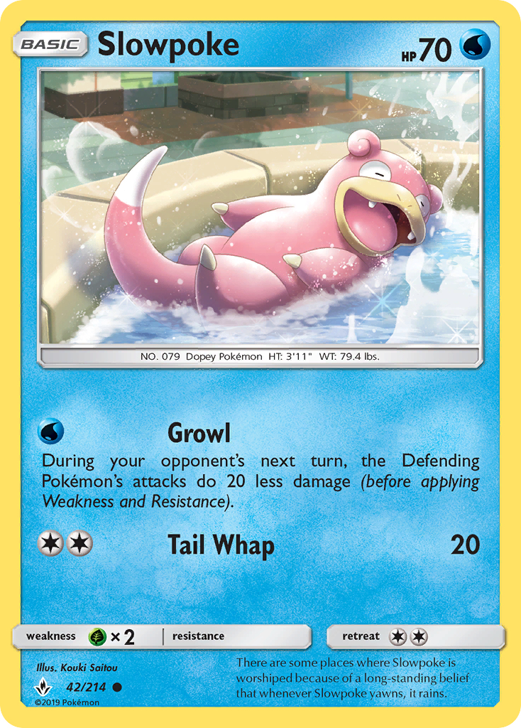 Unbroken Bonds Slowpoke #42/214