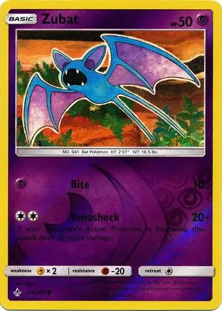 Unbroken Bonds Zubat #64/214 reverse holo