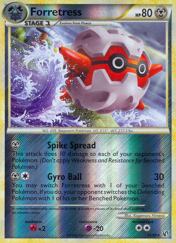 Undaunted Forretress #13/90 reverse holo