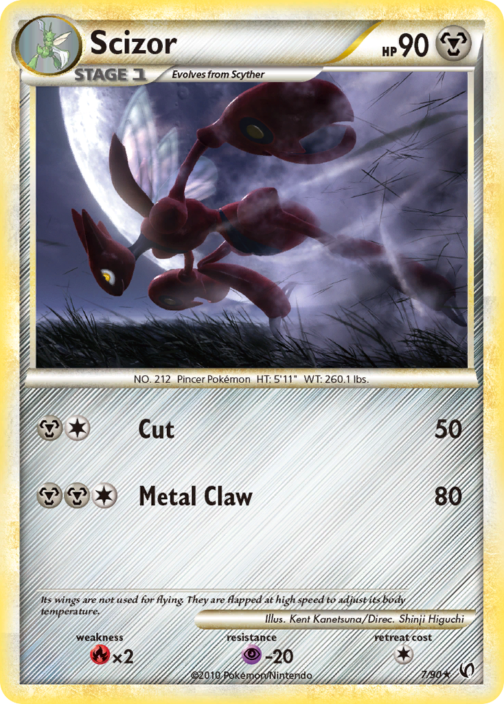 Undaunted Non - Holo Scizor #7/90