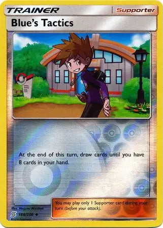 Unified Minds Blue’s Tactics #188/236 reverse holo