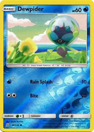 Unified Minds Dewpider #48/236 reverse holo