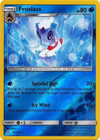 Unified Minds Froslass #38/236 reverse holo