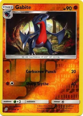 Unified Minds Gabite #113/236 reverse holo
