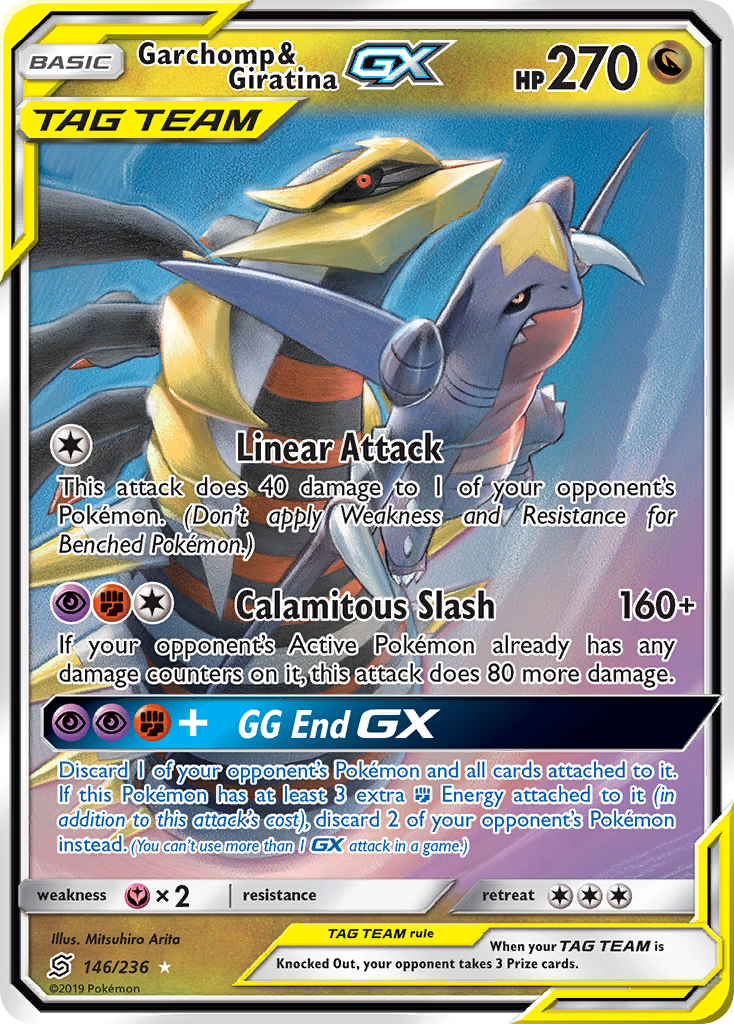 Unified Minds Garchomp & Giratina GX #146/236