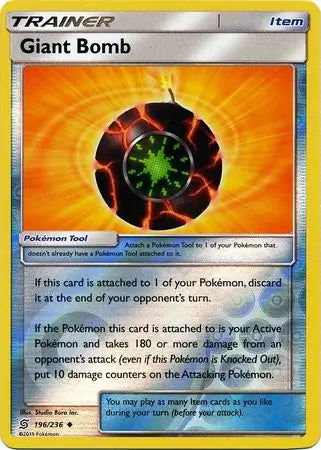 Unified Minds Giant Bomb #196/236 reverse holo