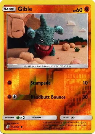 Unified Minds Gible #112/236 reverse holo