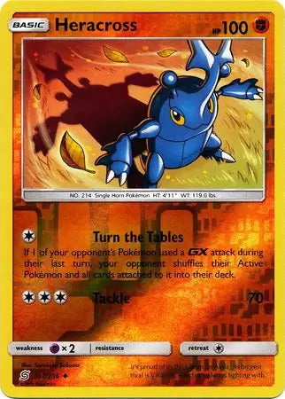 Unified Minds Heracross #107/236 reverse holo