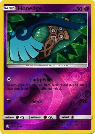 Unified Minds Honedge #92/236 reverse holo