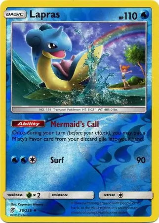 Unified Minds Lapras #36/236 reverse holo