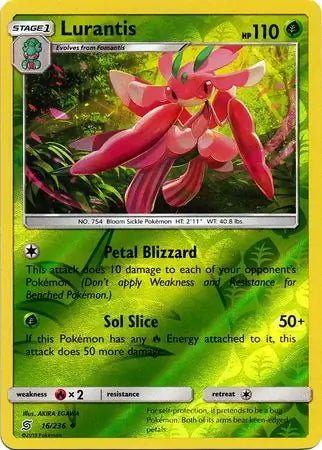 Unified Minds Lurantis #16/236 reverse holo