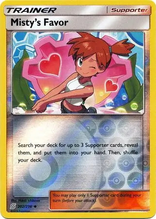 Unified Minds Misty’s Favor #202/236 reverse holo