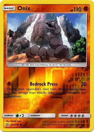 Unified Minds Onix #103/236 reverse holo