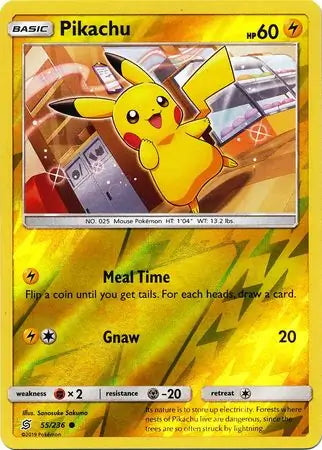 Unified Minds Pikachu #55/236 reverse holo