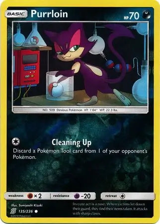 Unified Minds Purrloin #135/236 reverse holo