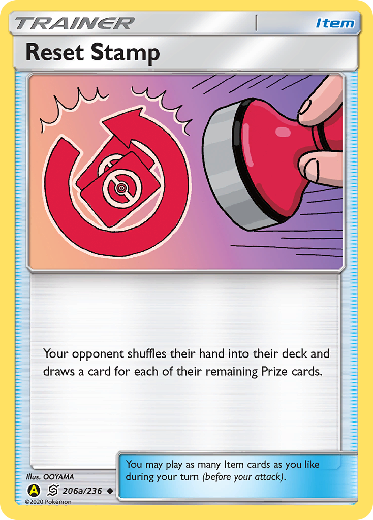 Unified Minds Reset Stamp #206a/236 Alternate Art