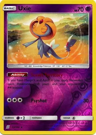 Unified Minds Uxie #83/236 reverse holo