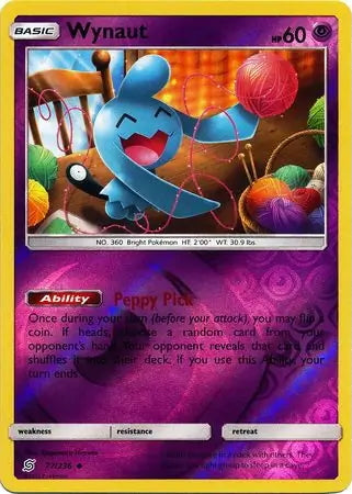 Unified Minds Wynaut #77/236 reverse holo