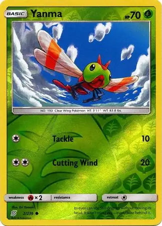 Unified Minds Yanma #2/236 reverse holo