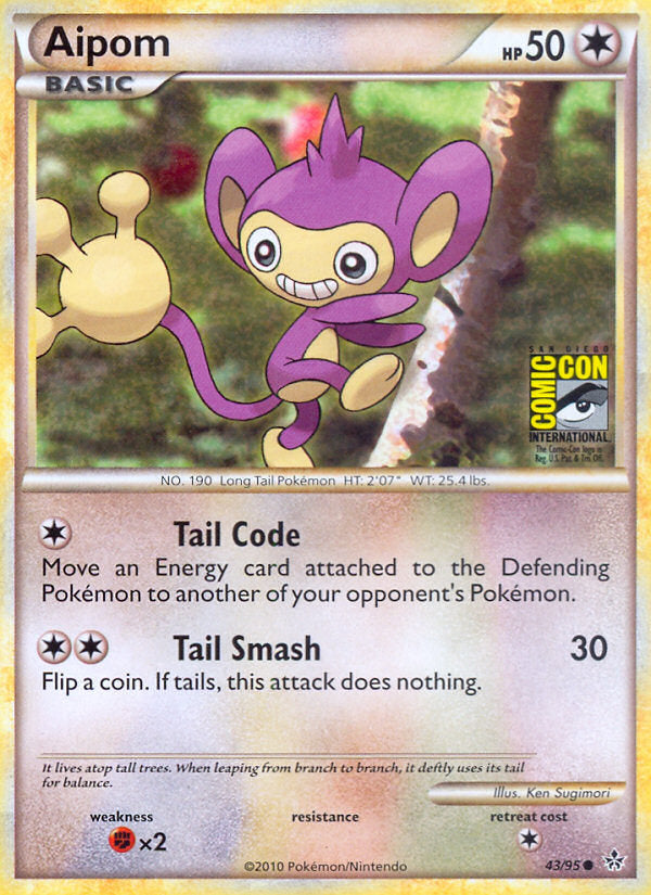 Unleashed Aipom #43 Comiccon