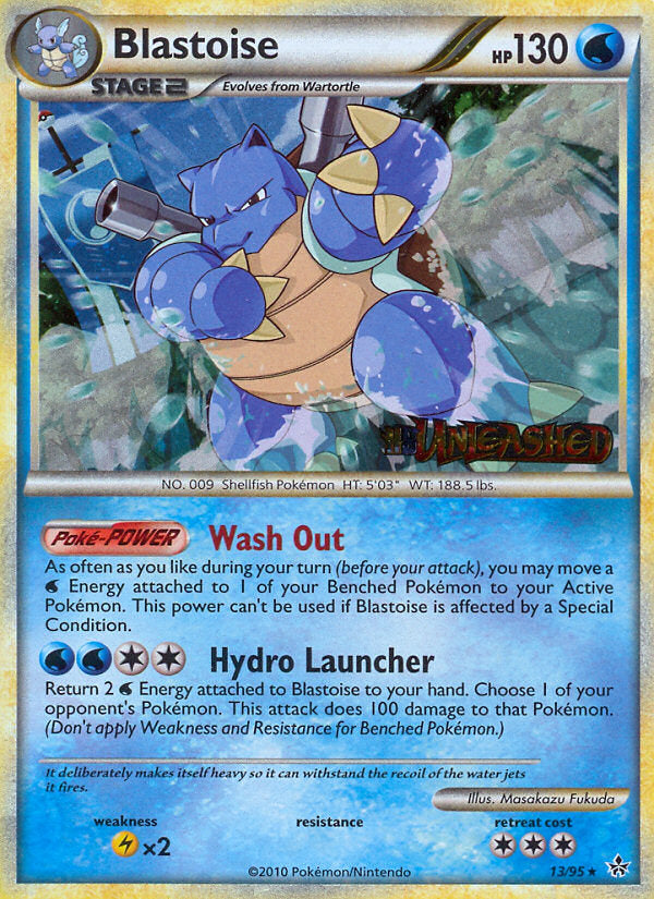 Unleashed Blastoise #13 Promo