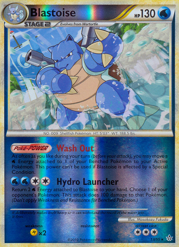 Unleashed Blastoise #13/95 reverse holo