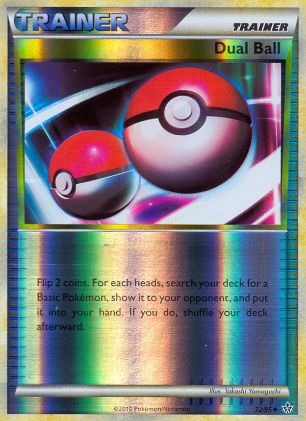 Unleashed Dual Ball #72/95 reverse holo