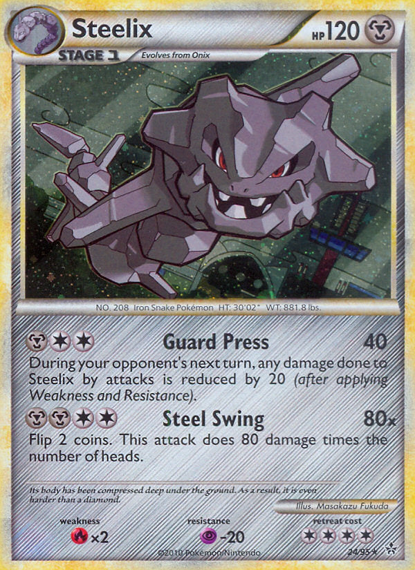 Unleashed Holo Steelix #24/95