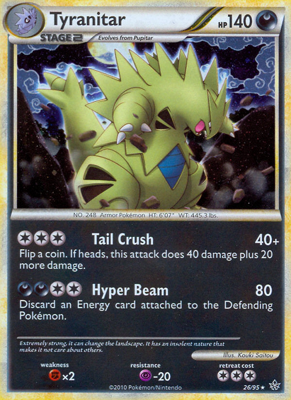 Unleashed Holo Tyranitar #26/95