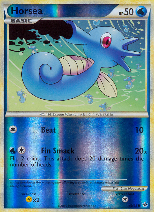 Unleashed Horsea #49/95 reverse holo