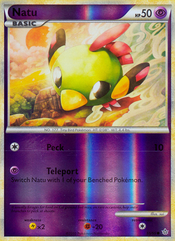 Unleashed Natu #55/95 reverse holo