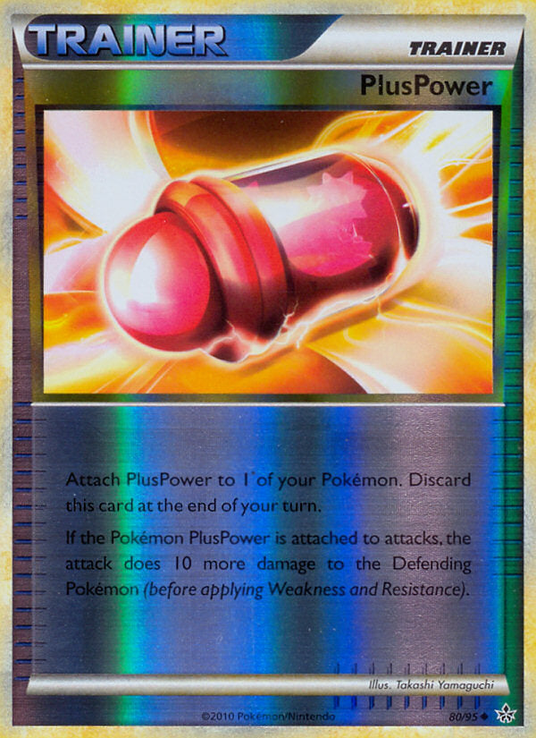 Unleashed PlusPower #80/95 reverse holo
