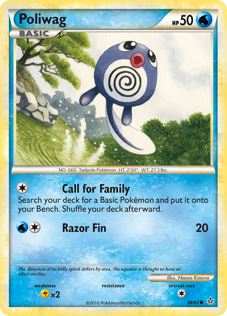 Unleashed Poliwag #58/95