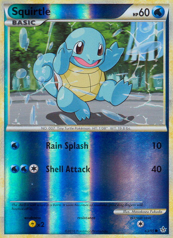 Unleashed Squirtle #63/95 reverse holo