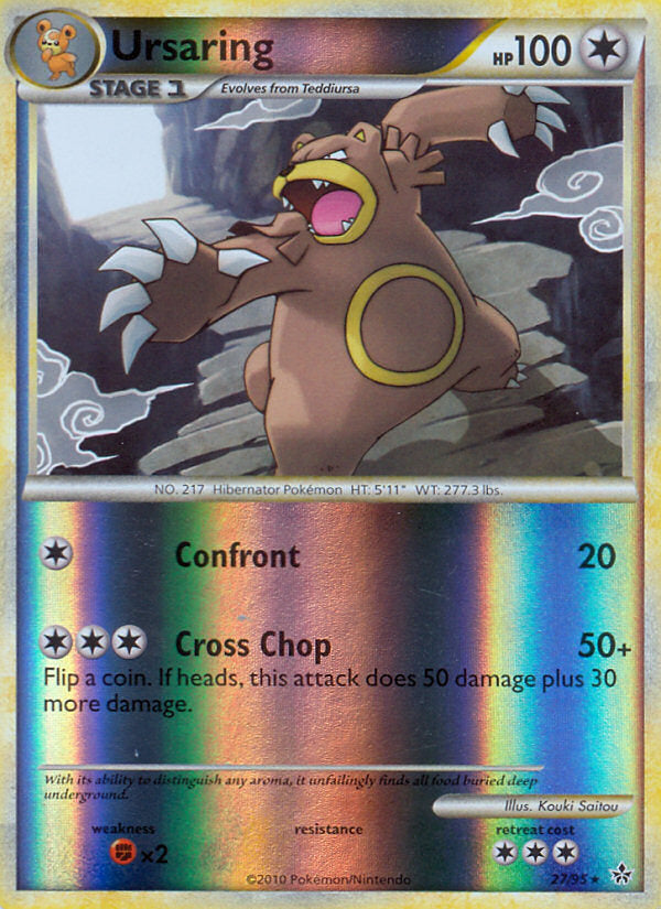 Unleashed Ursaring #27/95 reverse holo