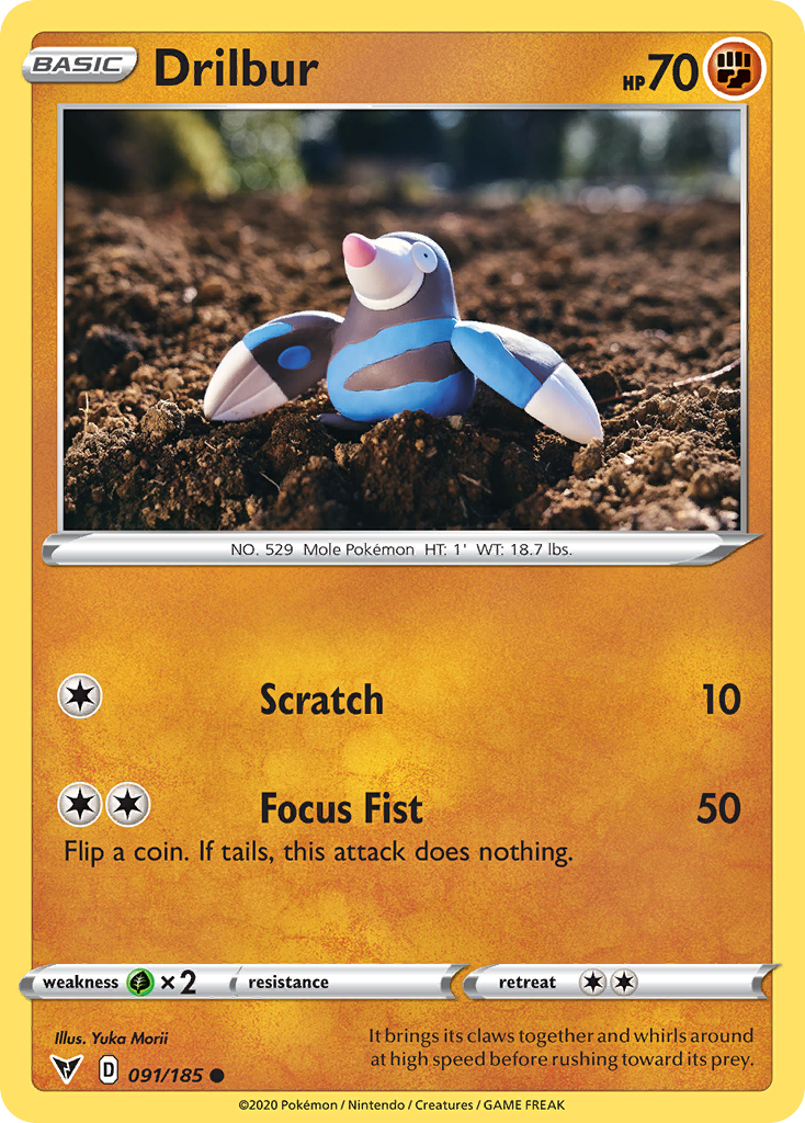 Vivid Voltage Drilbur #91/185