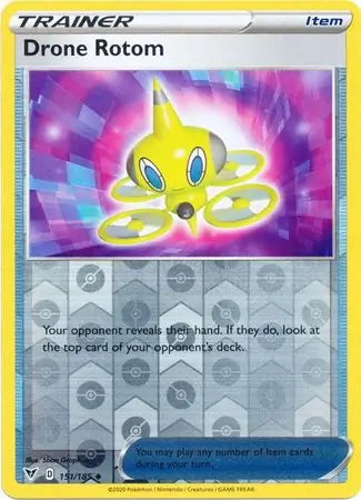Vivid Voltage Drone Rotom #151/185 reverse holo
