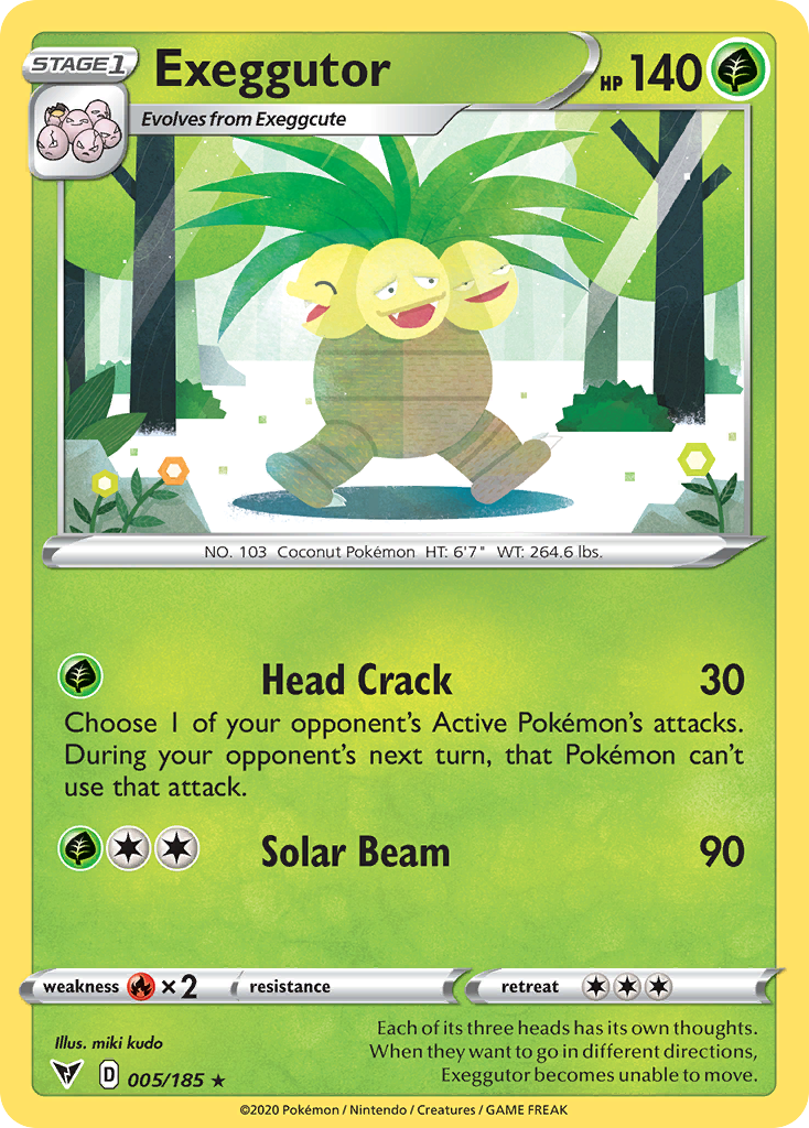 Vivid Voltage Exeggutor #5/185