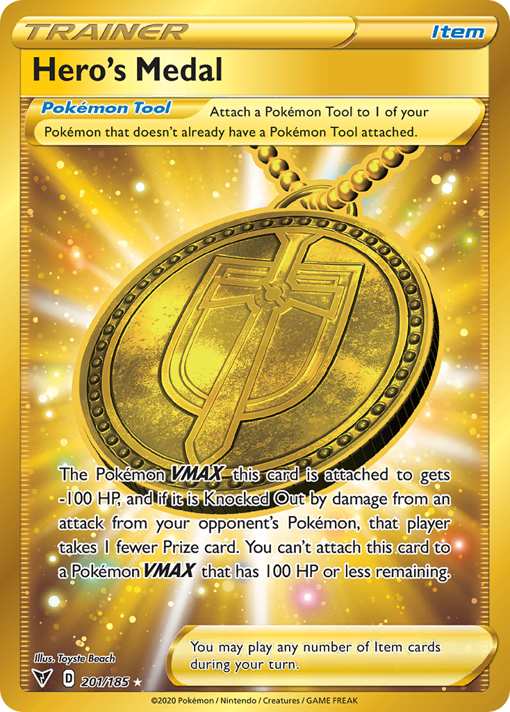Vivid Voltage Hero’s Medal #201/185