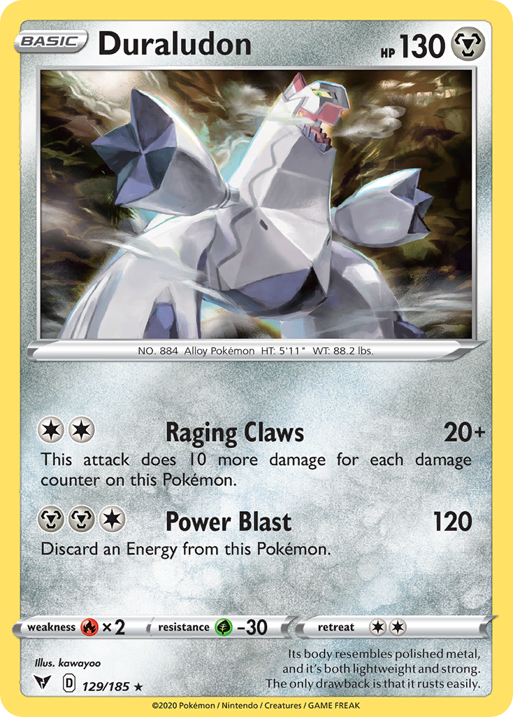Vivid Voltage Holo Duraludon #129/185