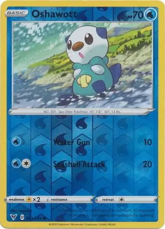 Vivid Voltage Oshawott #33/185 reverse holo