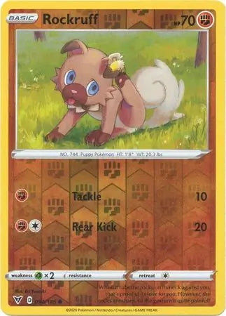 Vivid Voltage Rockruff #94/185 reverse holo