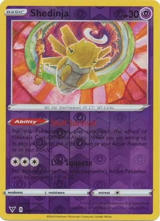 Vivid Voltage Shedinja #66/185 reverse holo