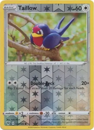 Vivid Voltage Taillow #133/185 reverse holo