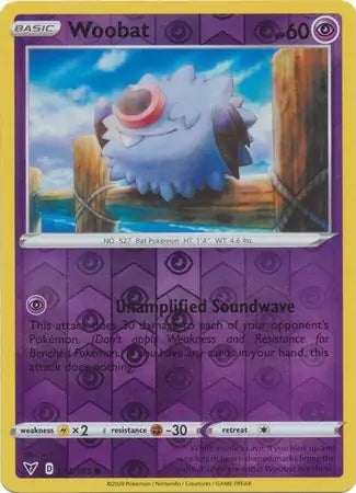 Vivid Voltage Woobat #73/185 reverse holo