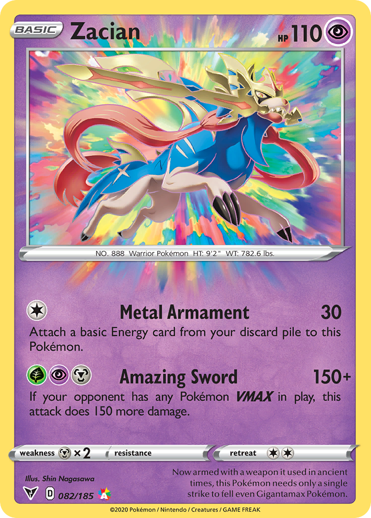 Vivid Voltage Zacian #82/185