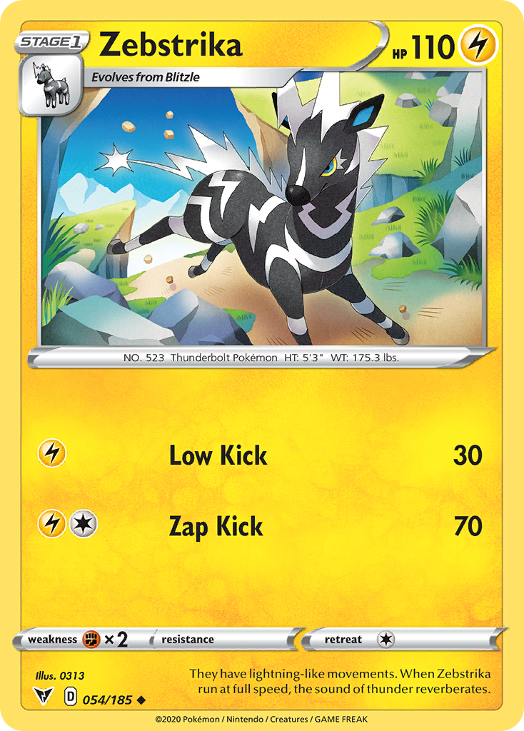 Vivid Voltage Zebstrika #54/185