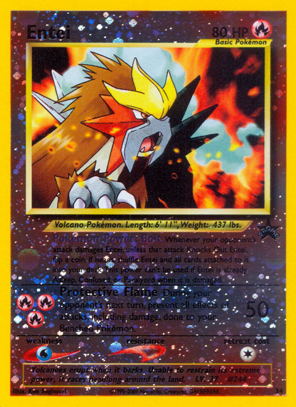 WOTC Promo Entei #34