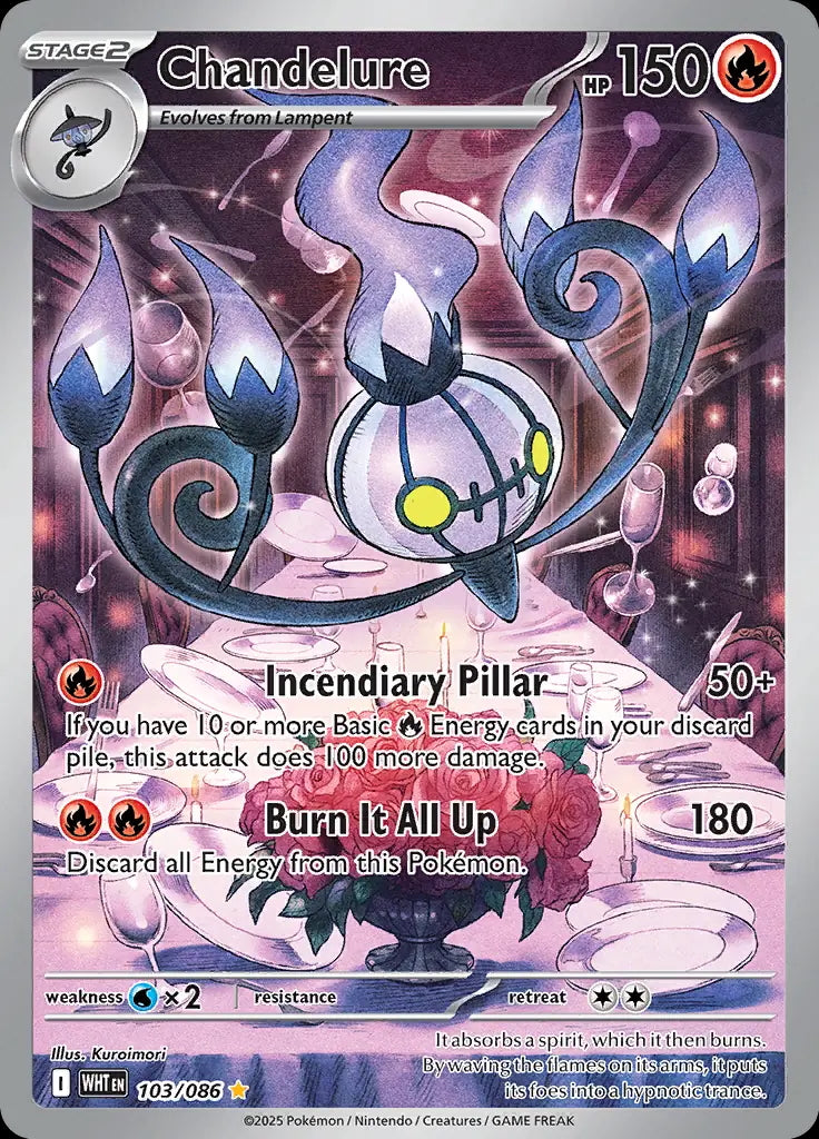 White Flare Chandelure #103