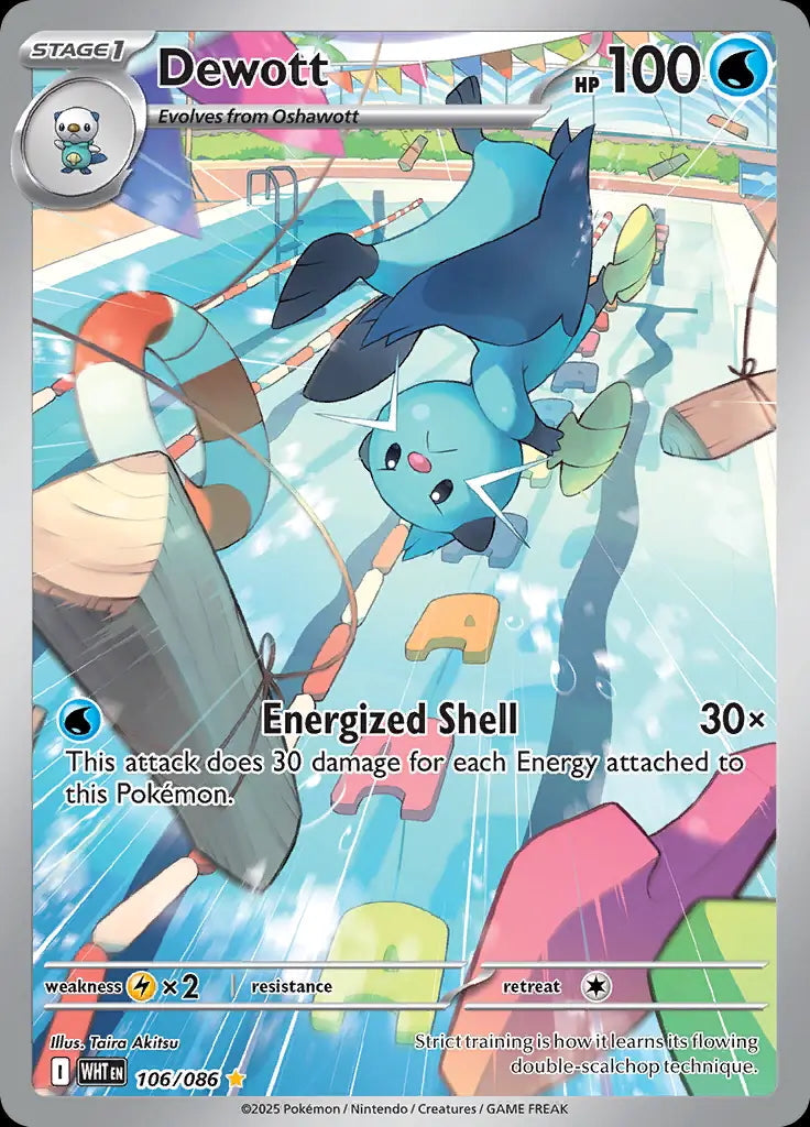 White Flare Dewott #106